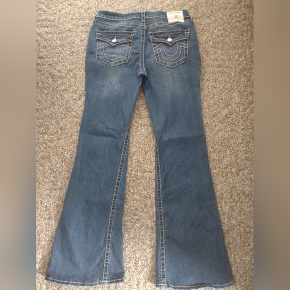 True Religion Mid Rise Flare 32 - Picture 3 of 5